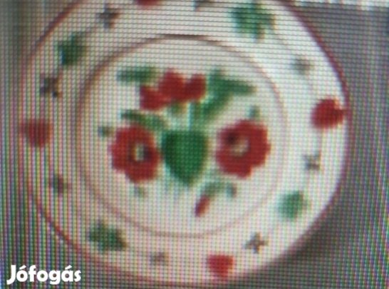 Festett kerámia tál eladó