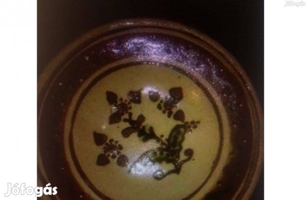 Festett kerámia tál eladó