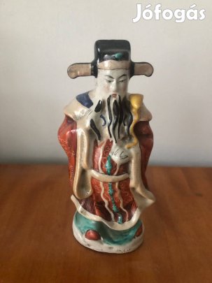 Festett kínai porcelán szobor eladó