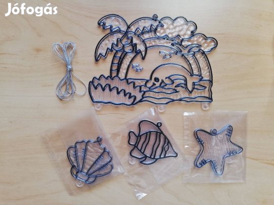 Festhető műanyag delfines forma