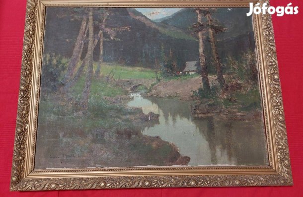 Festmény. Csaba Pántl László