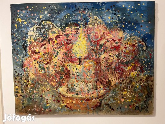 Festmény "Gyertya" Vologya Gurev 80x100 cm