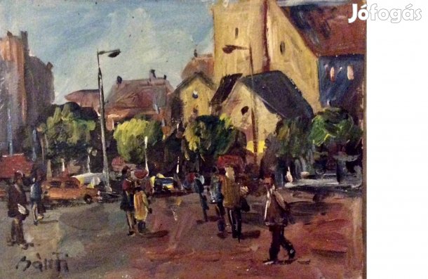 Festmény - Buda részlet