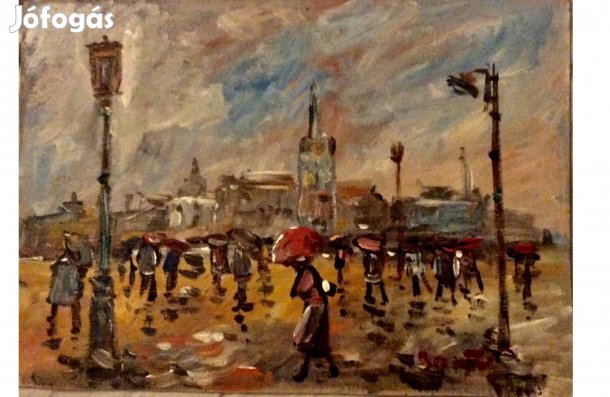 Festmény - Esős nap