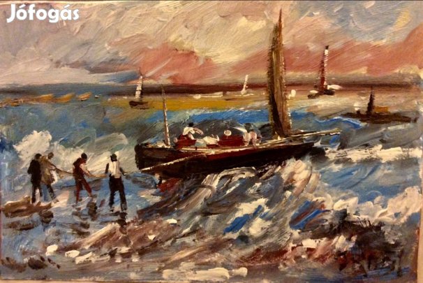 Festmény - Halászok