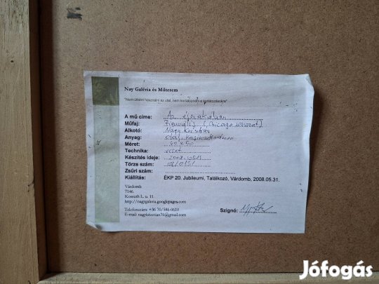 Festmény + képkeret