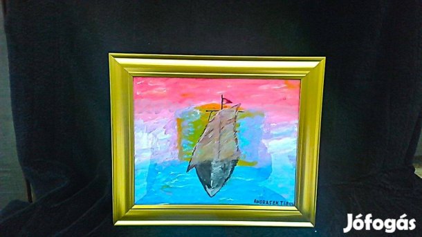 Festmény a Magányos hajó