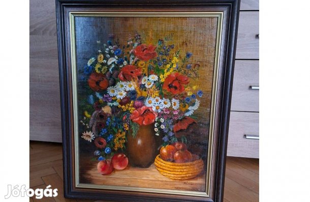 Festmény,csendélet