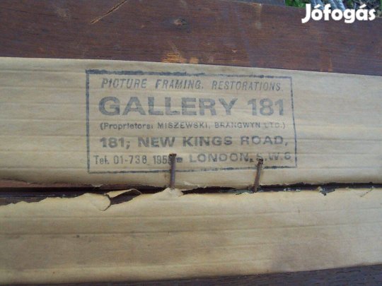 Festmény hatalmas keret csillár.stb együtt