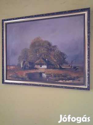Festmény kb.120 éves vászonra festve ( szerintem )eladó!