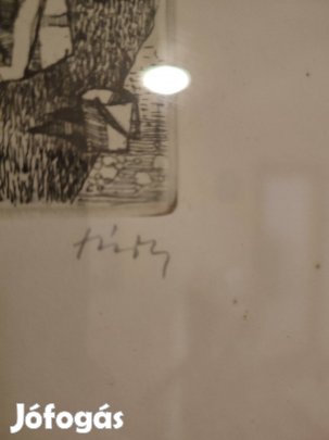 Festmény kép újszerű állapotban 