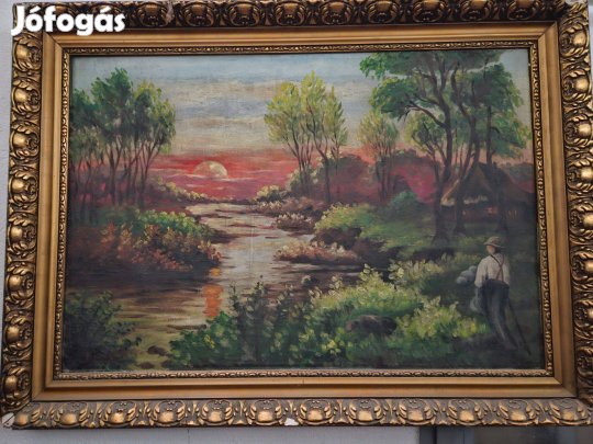 Festmény olajjal vászonra