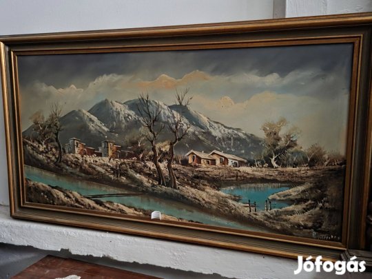 Festmény olajjal vászonra