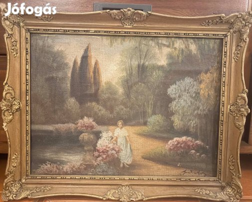 Festmény szignóval