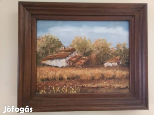 Festmény tájkép 20x25