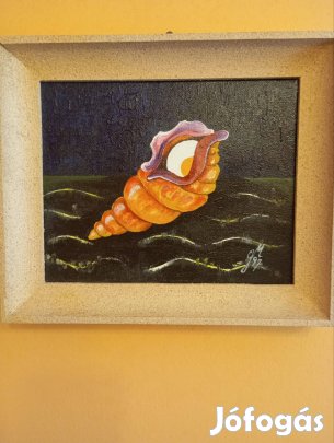 Festmény vaszonra van festve eladó