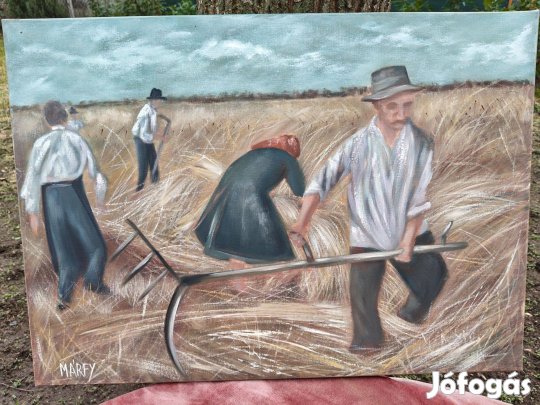 Festmények Márfy Erzsébettől Aratás