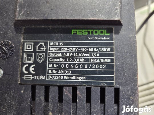 Festo akkumulátortöltő akku töltő