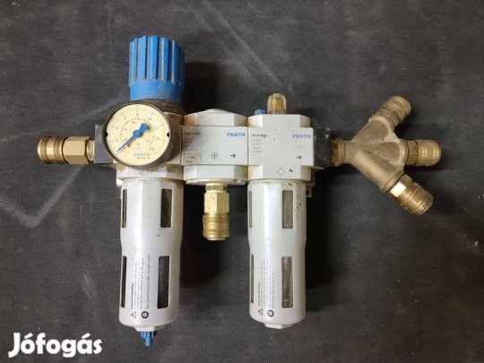 Festo nyomásszabályozó és kondenzvíz leválasztó