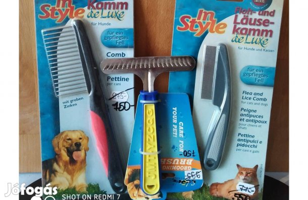 Fésű, kefe, karomvágó kutyáknak, macskáknak