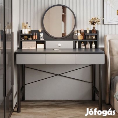 Fésülködőasztal öltözőasztal sminkasztal 126 x 40 x 100 cm HT-1901-10