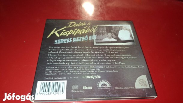 Fesztbaum Béla -Kék Duna Dalok a kispipából Cd 2016 Jazz