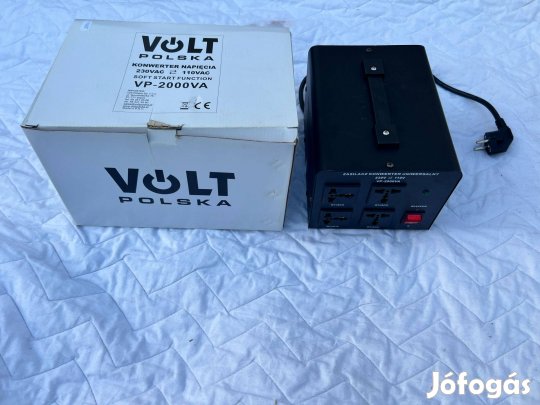 Feszültségátalakító Transzformátor 2000W 220V - 110V