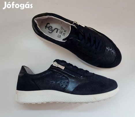 Feyn portugál, bőr, női kényelmi cipő 39-es - Extra széles!