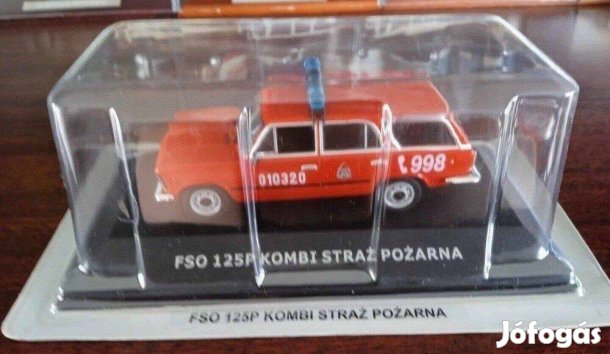Fiat 125p kombi straz pozarna FSO kisauto modell 1/43 Eladó