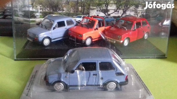 Fiat 126p Bis modellautó 1:43 - Deagostini
