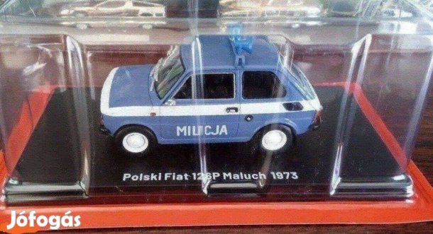 Fiat 126p Milicja kisauto modell 1/24 Eladó