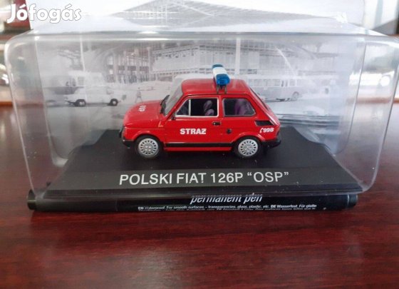 Fiat 126p "OSP" "Kultowe Maluchy4" kisauto modell 1/43 Eladó