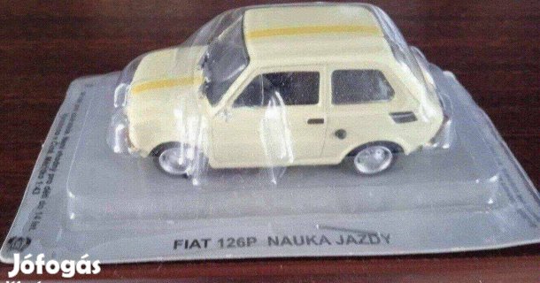 Fiat 126p tanulo kocsi "kultowe" DEA kisauto modell 1/43 Eladó