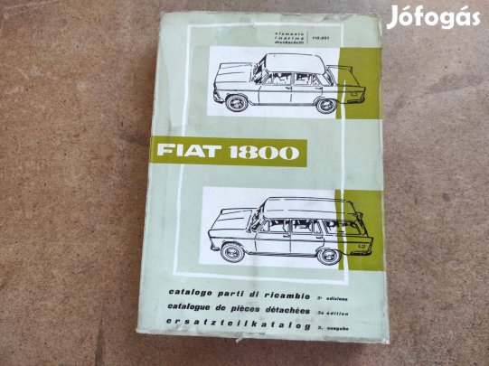 Fiat 1800 alkatrészkatalógus 1961. 03-
