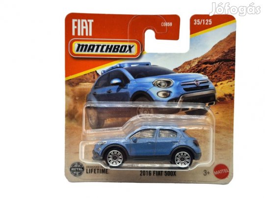 Fiat 500X (2016) - 35/125 - bliszteres -  Matchbox - 1:64