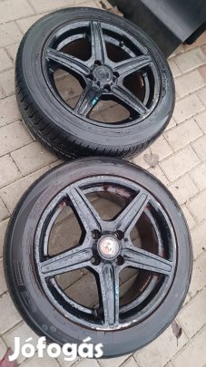 Fiat 500 15 zoll felni garnitúra 4x100 185/55 gumi