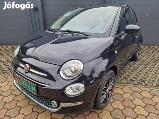 Fiat 500 1.2 8V Lounge Gyönyörű Lakkfekete.Üveg...