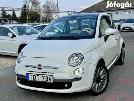 Fiat 500 1.2 8V Lounge Panorámatető.Bőr-szövet...