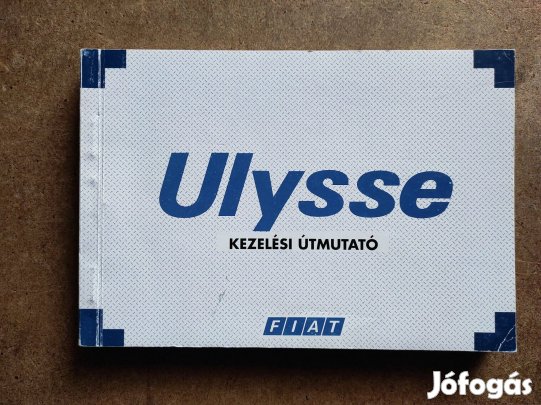 Fiat Ulysse kezelési útmutató. 1995-