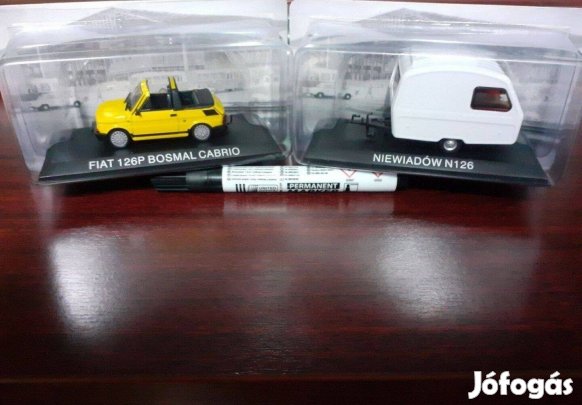 Fiat + Niewiadow126p "Kultowe Maluchy3" kisauto modell 1/43 Eladó