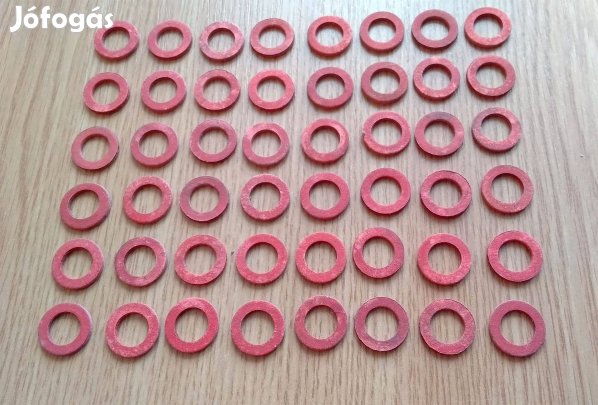 Fiber tömítőgyűrű 10 mm 48db Új!