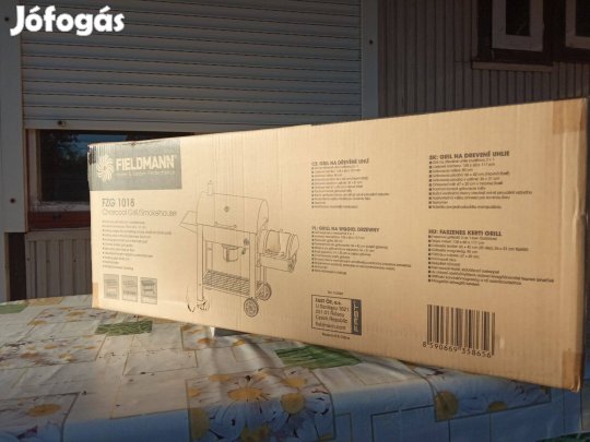 Fieldmann Fzg 1018 Grill füstölővel, Bicskén