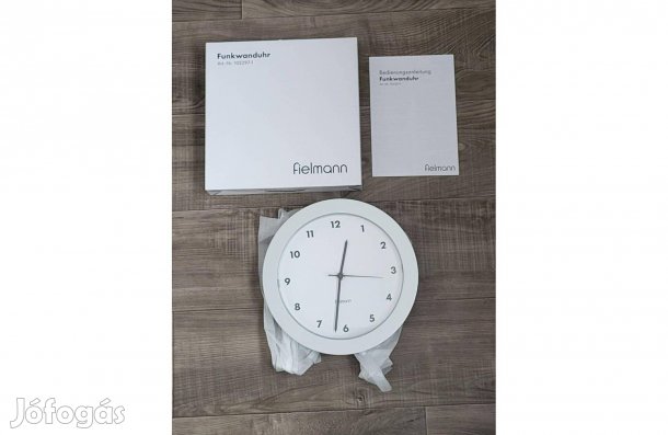 Fielmann ezüst rádióvezérelt falióra