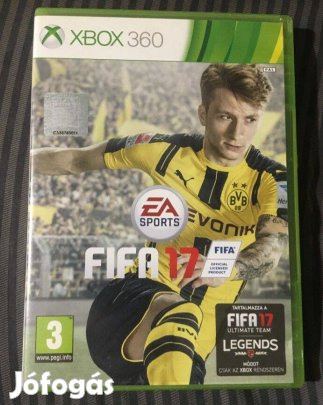 Fifa 17. Ultimate Team Gyári Xbox 360 Játék Akár Féláron