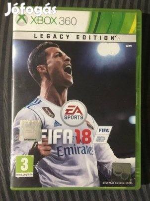 Fifa 18. Ultimate Team Gyári Xbox 360 Játék Akár Féláron