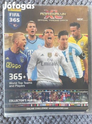 Fifa 365 2016 Adrenalyn focis kártya album 200+ kártyával