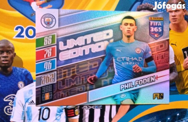 Fifa 365 2022 Update Phil Foden XXL Limited focis kártya