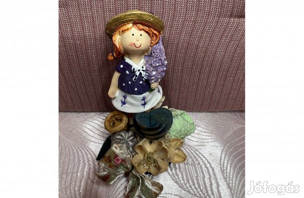 Figura,ajándék csokordísz kislány