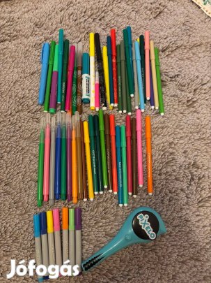 Filctoll készlet (kb 40 db), Pixelo pontozó toll