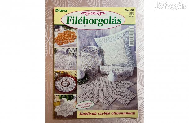 Filéhorgolás horgolt terítők és függönyök